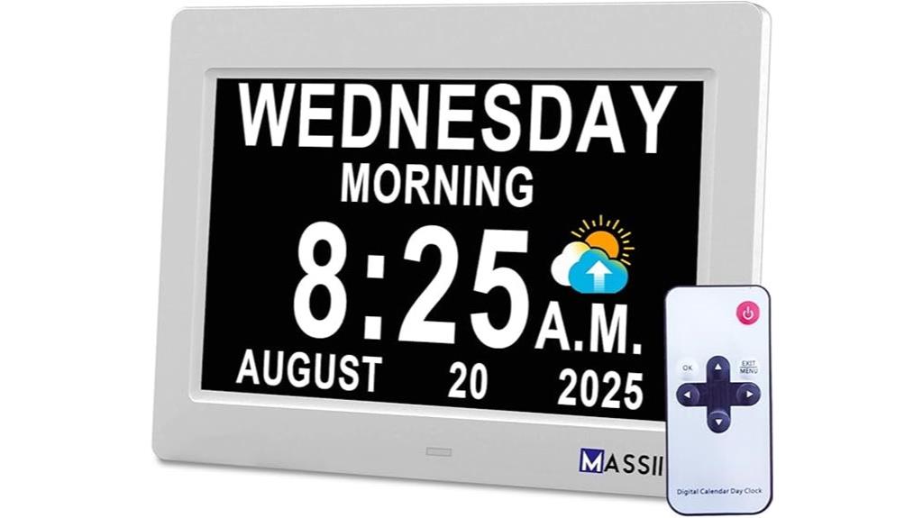 talking dementia clock