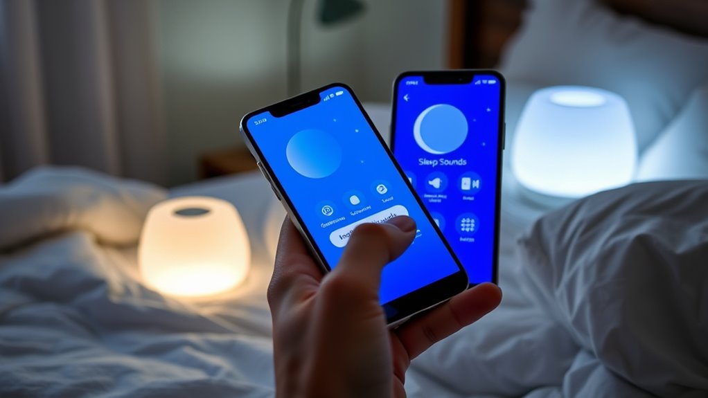 tap to play soothing sounds