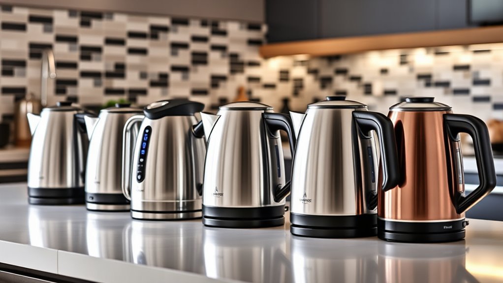 top electric kettles with temp