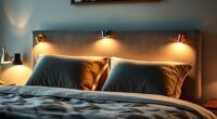 top headboard clip lights