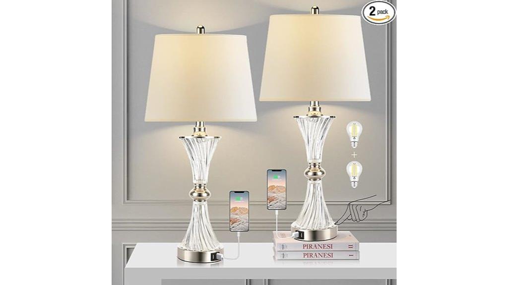 touch controlled table lamps