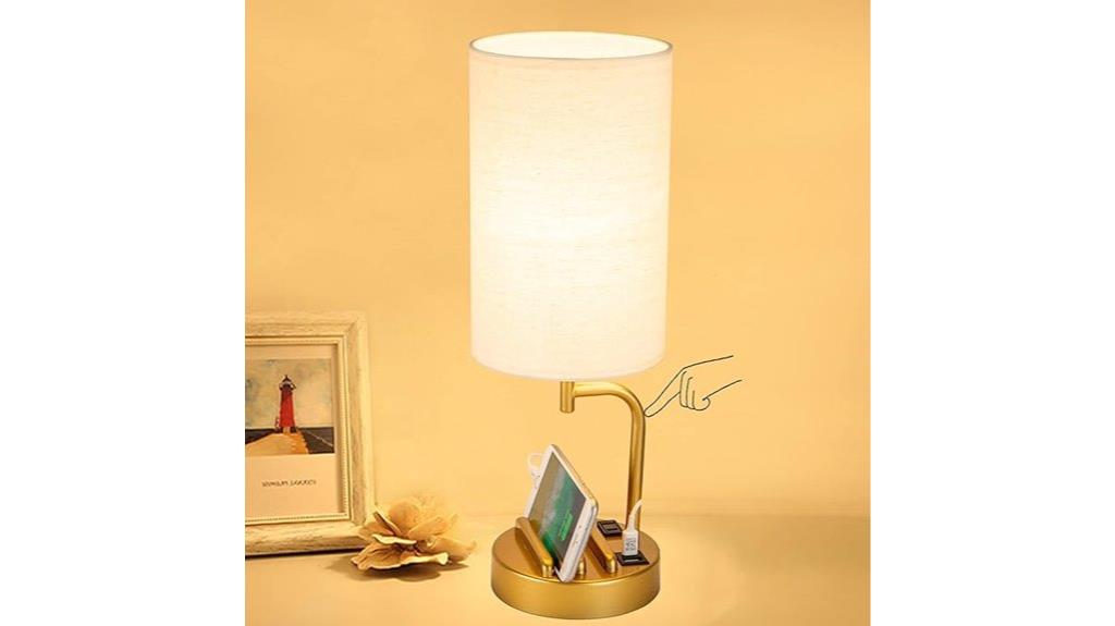 touch controlled usb lamp