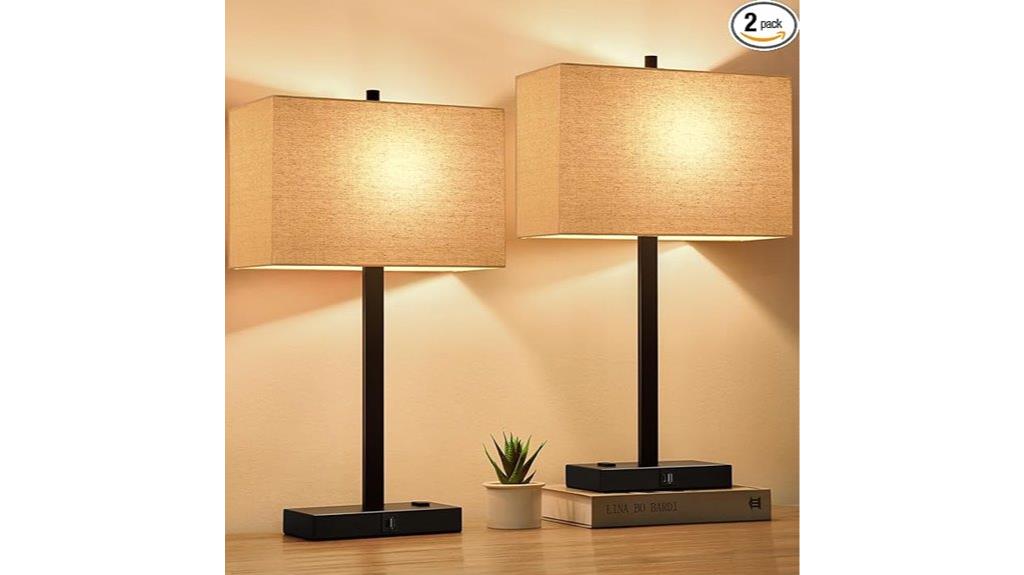 touch lamps with outlets