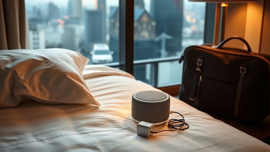 travel friendly noise machine features