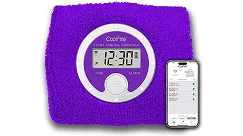 vibrating sweatband alarm clock