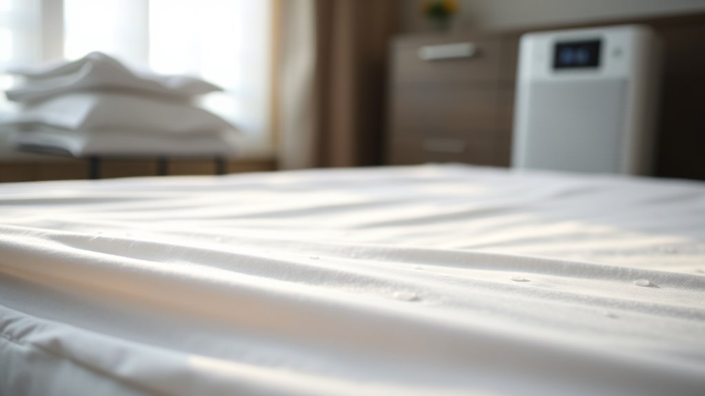 wash bedding weekly in hot water