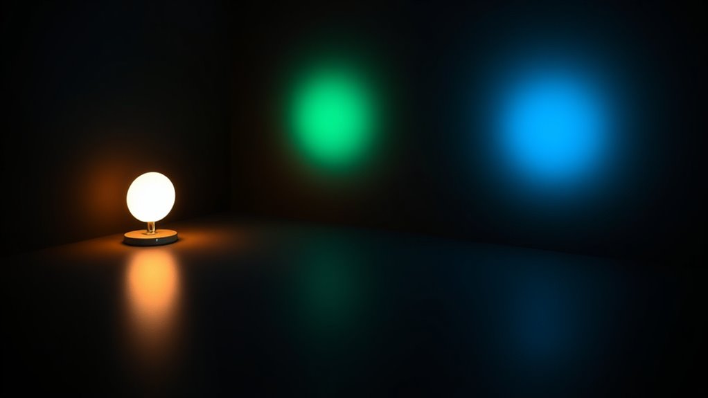 wavelengths affect melatonin levels