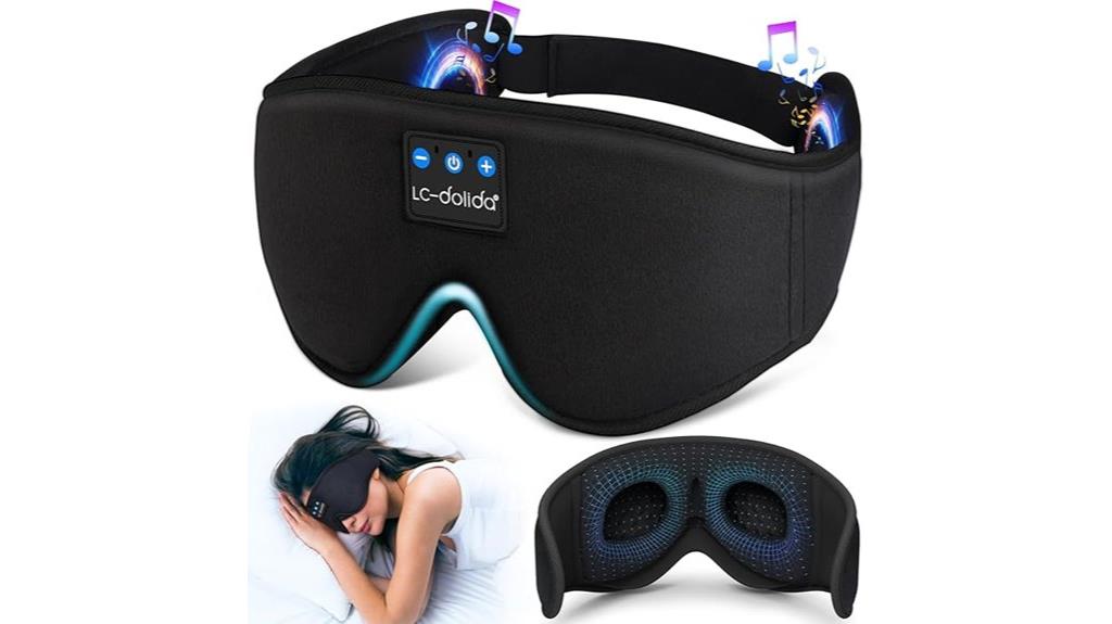 wireless sleep headphones mask