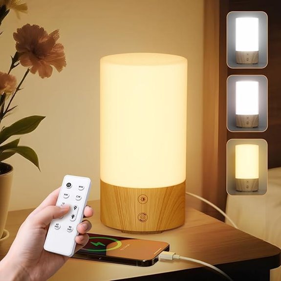 Light Therapy Lamp with Remote 10,000 Lux Sunlight