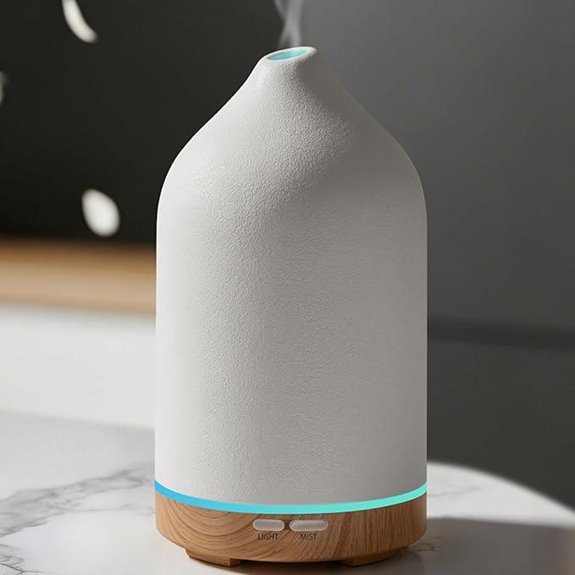 URPOWER 120ML Ceramic Essential Oil Diffuser