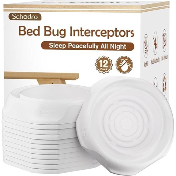 Bed Bug Interceptors 12 Pack 24/7 Insect Traps