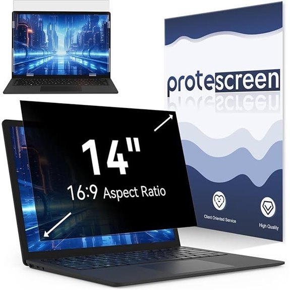14-Inch Laptop Privacy Screen for Multiple Brands