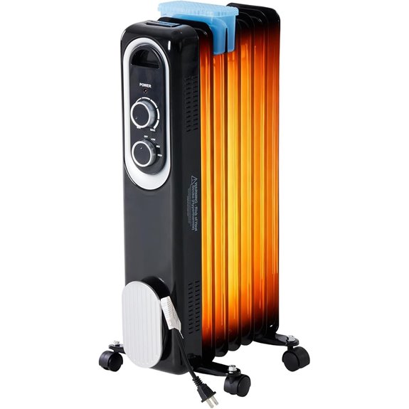 Dumos 1500W Oil Space Heater with Thermostat