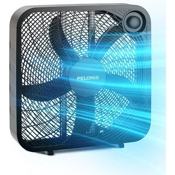 Pelonis 20-Inch Box Fan with Adjustable Speed