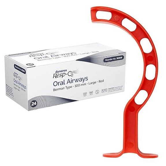 Dynarex Berman Oral Airway Assist Device (24-Pack)
