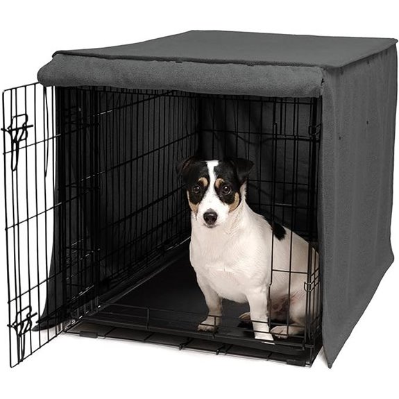 Friends Forever 30-Inch Metal Dog Crate Cover