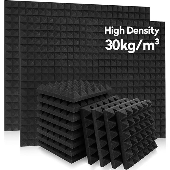 36 Pack Acoustic Foam Panels for Wall Soundproofing