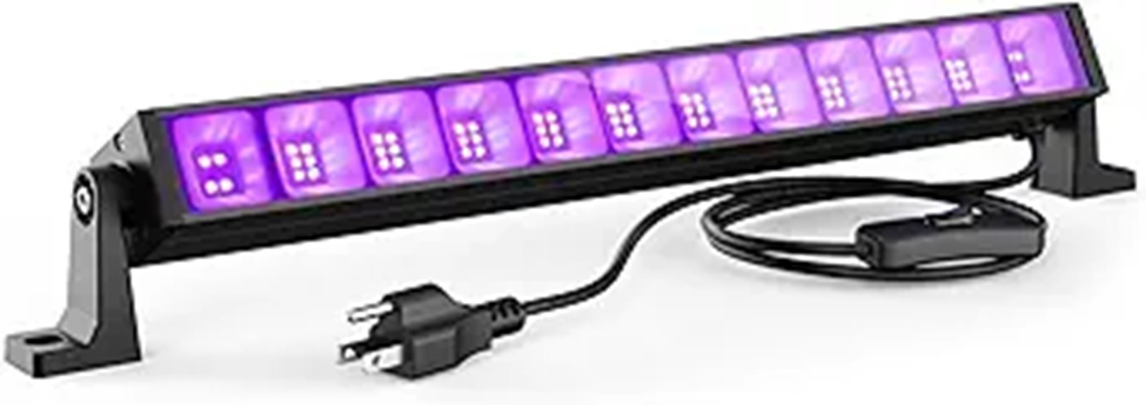 40W LED Black Light Bar for Glow Party