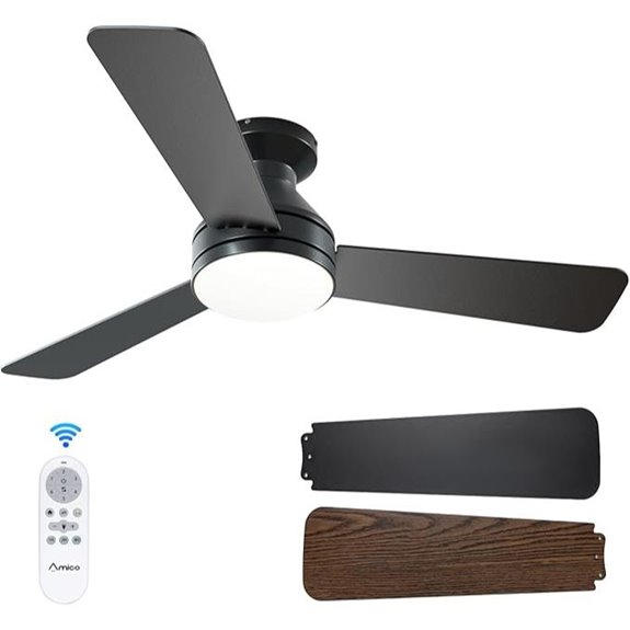 Amico 42-Inch Ceiling Fan with Lights and Remote