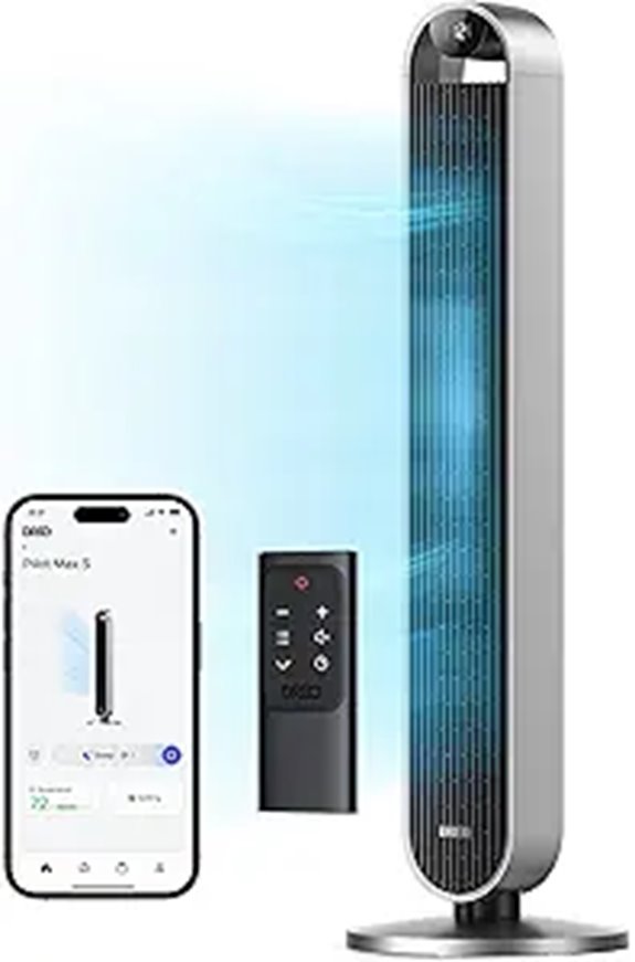 Dreo Tower Fan 42 Inch Oscillating Bladeless Fan