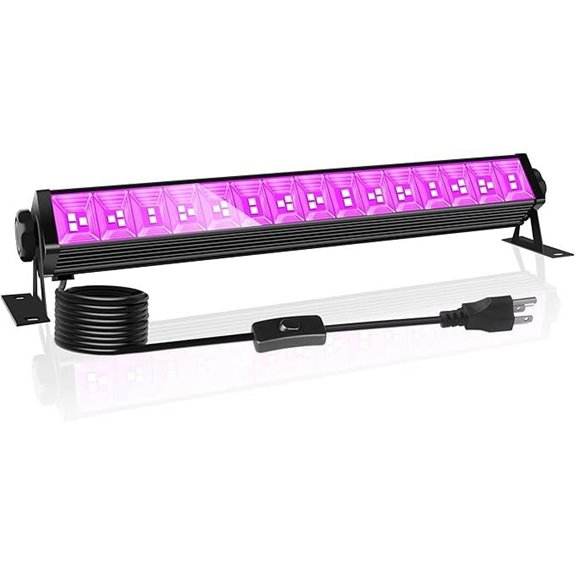 Upgraded 42W LED Black Light Bar for Party and Stage