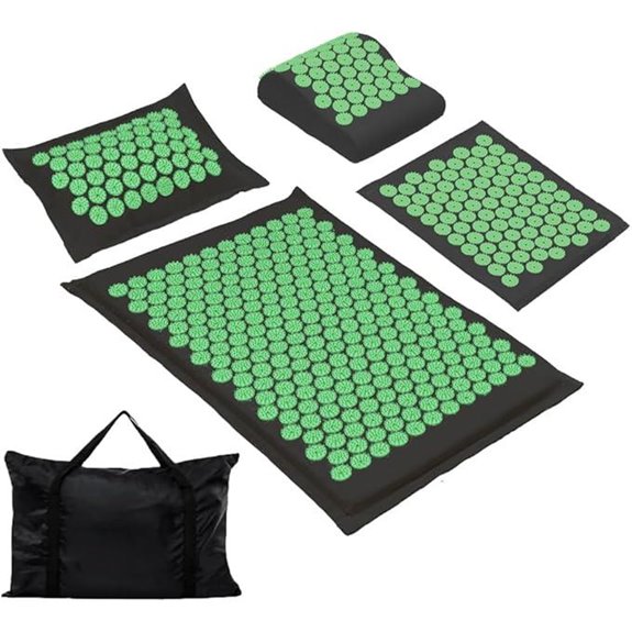 XiaoMaGe Acupressure Mat & Pillow Set with Bag