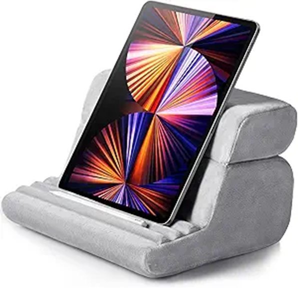 adjustable bed tablet stand