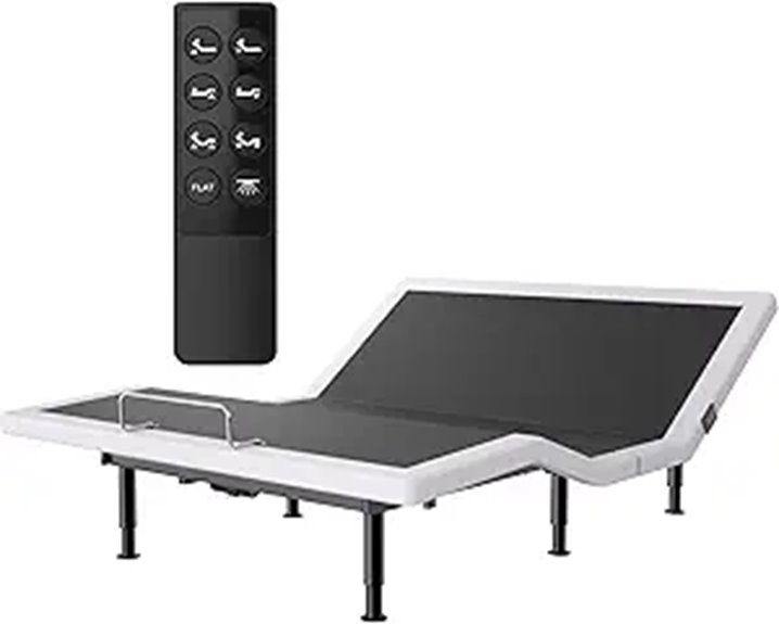 Electric Queen Adjustable Bed Frame with Wireless Remote