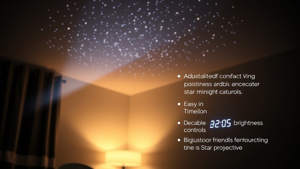 adjustable brightness and effects