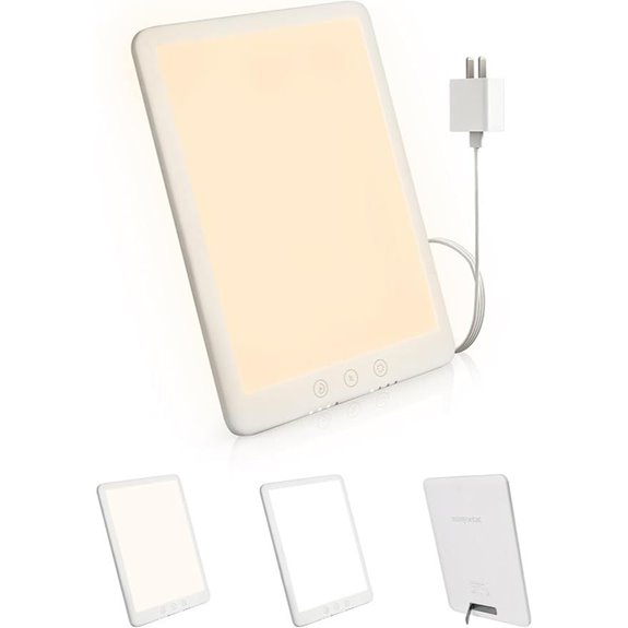 Daylight Simulation Lamp with Adjustable Brightness and Timer