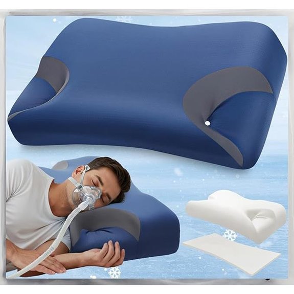 Adjustable CPAP Memory Foam Pillow with Cooling Cover
