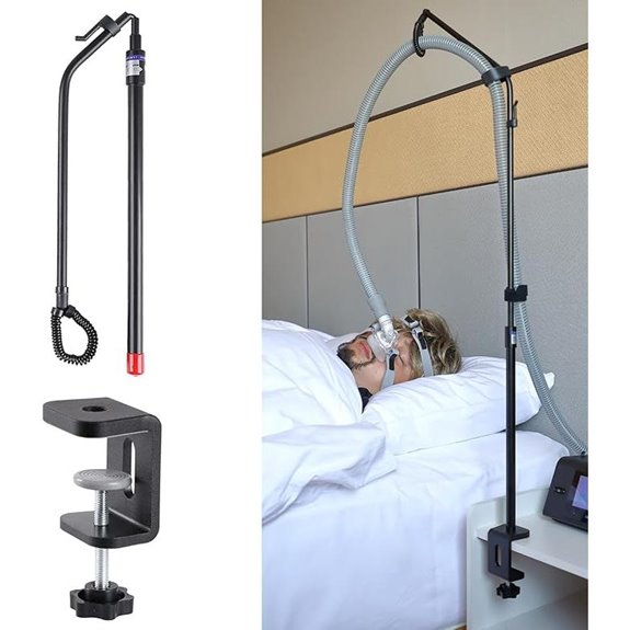 LONYEON CPAP Hose Holder with Adjustable Clamp