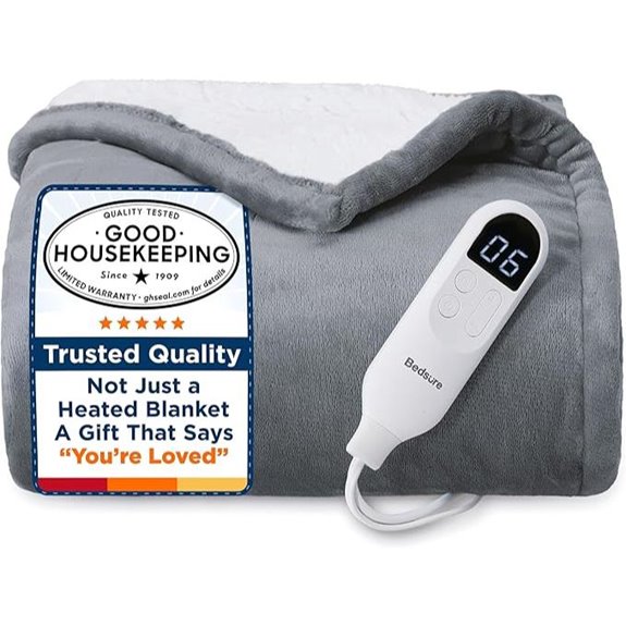 Bedsure Electric Heated Throw Blanket 6 Settings