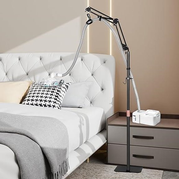 C/APAP Hose Holder with Adjustable Height and Angle