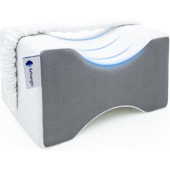 Knee Pillow for Side Sleepers with Removable Straps