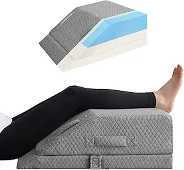Adjustable Leg Elevation Pillows for Swelling Relief