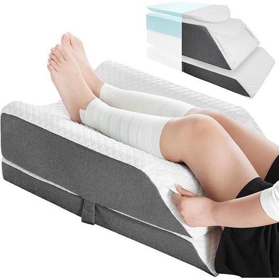 Adjustable Leg Elevation Pillow for Surgery Recovery