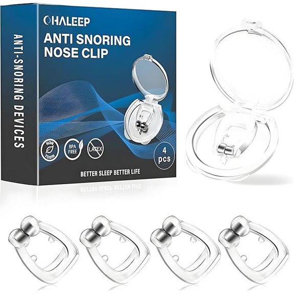 Anti Snoring Device with Adjustable Magnet