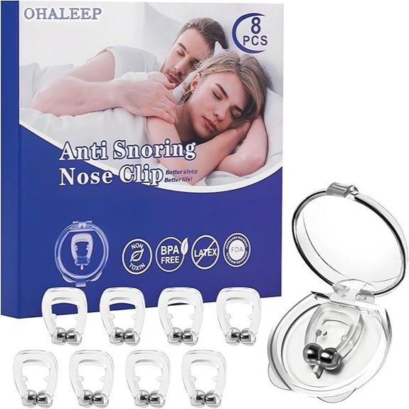 Anti Snoring Device with Adjustable Magnet