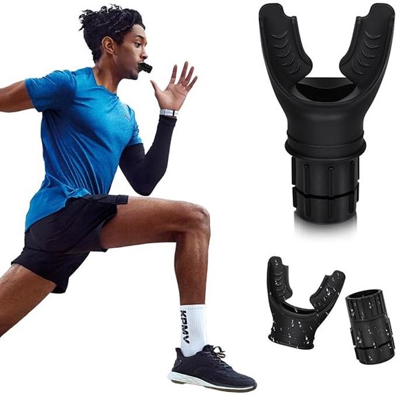 Breathing Trainer with Adjustable Resistance (Black)