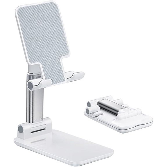Adjustable Cell Phone Stand with Silicon Pad