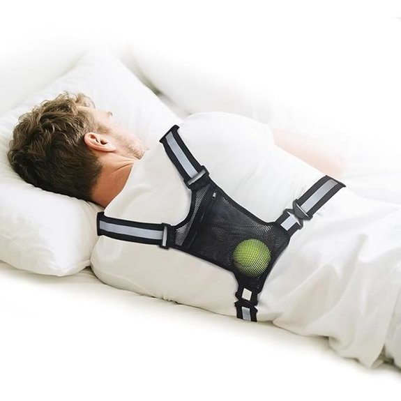 Adjustable Sleep Position Trainer Vest with Balls