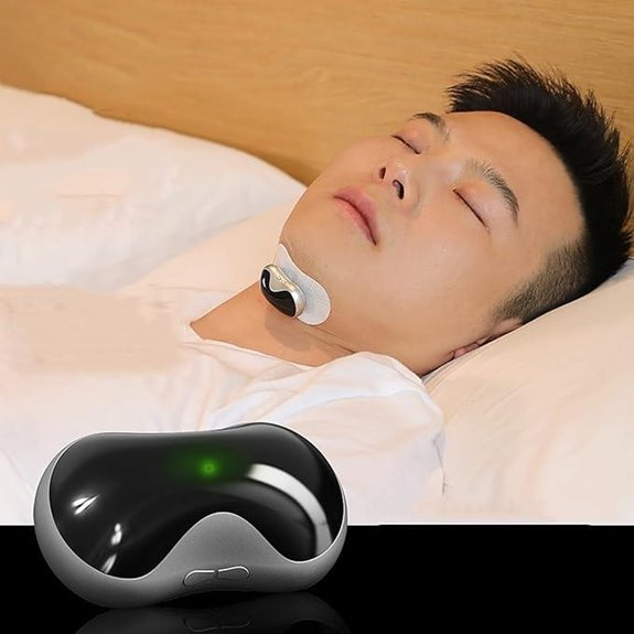 Smart Throat Snoring Device with Adjustable Settings