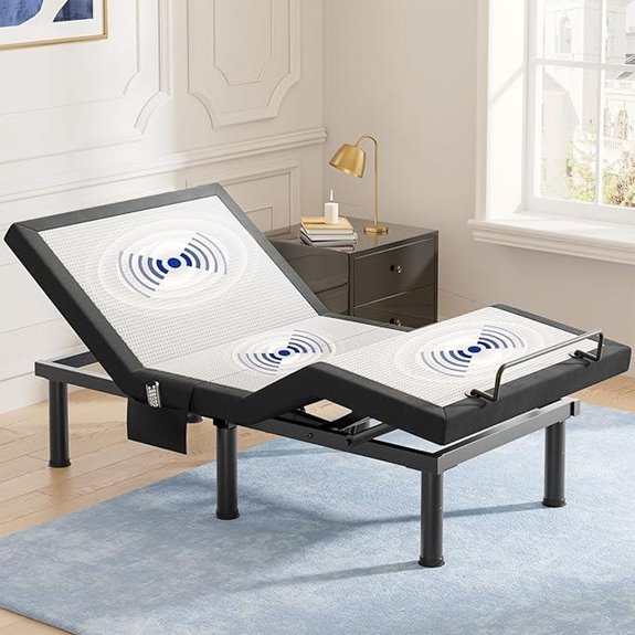Tami Adjustable Twin XL Bed Frame with Massage