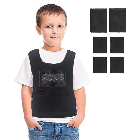 Weighted Kids Sensory Compression Vest with Removable Weights