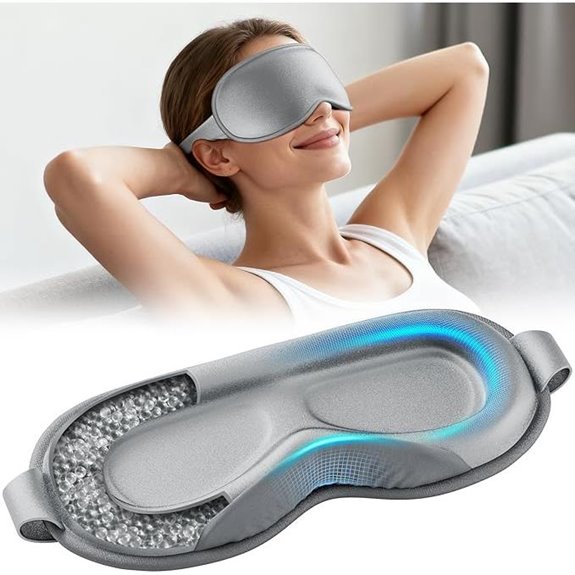 Weighted Sleep Eye Mask with Adjustable Strap