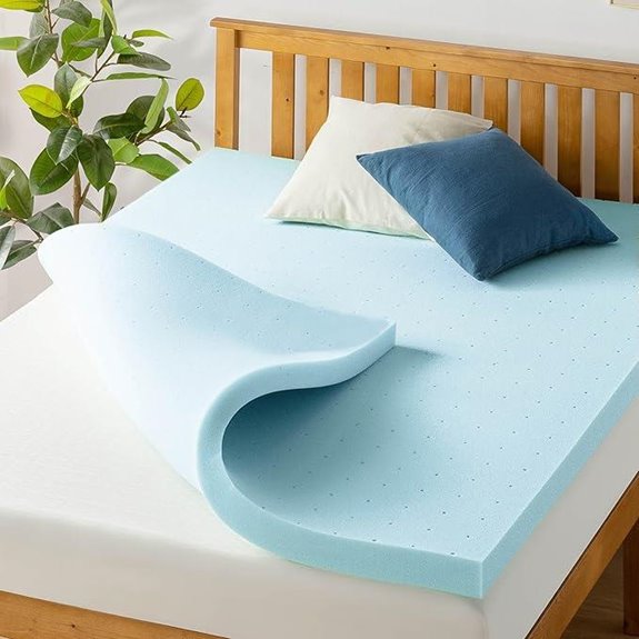 Best Price 3-Inch Gel Ventilated Memory Foam Topper