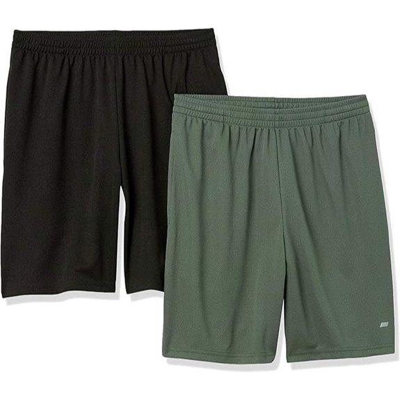 Amazon Essentials Men's Athletic Basketball Shorts (2-Pack)