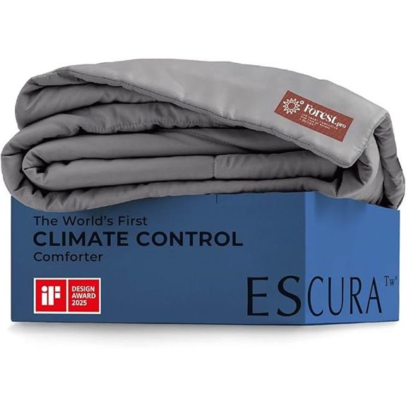 ESCURA Climate Control Comforter for All-Season Sleep