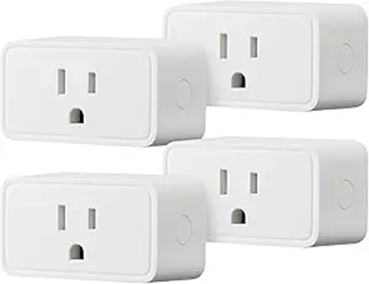 Amazon Basics Alexa-Compatible Smart Plug (4-Pack)